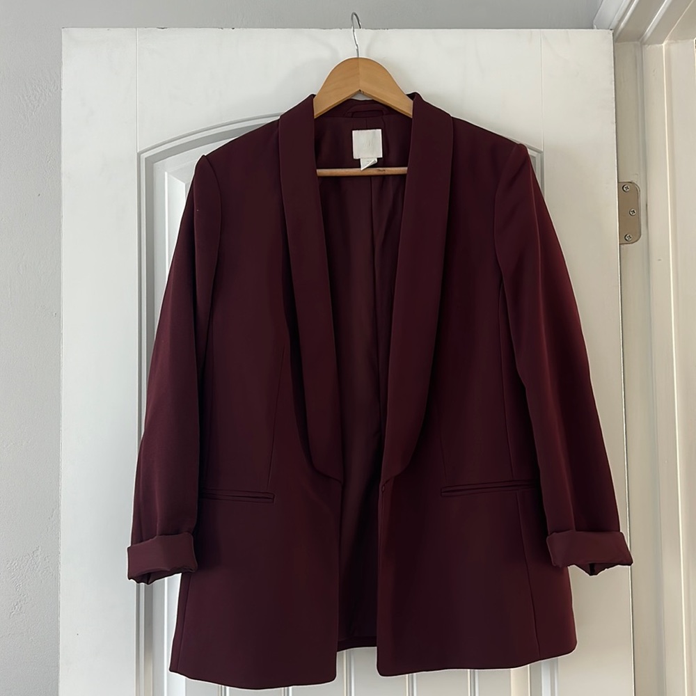 Maroon blazer
